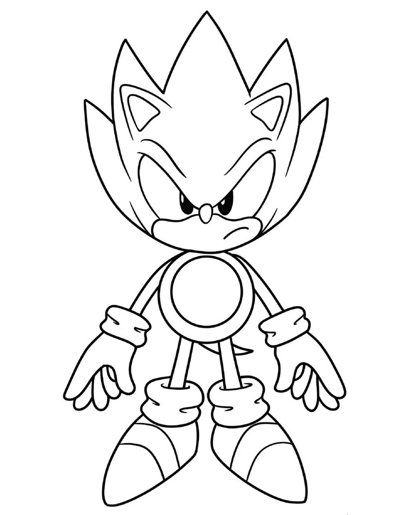 tô màu sonic 28