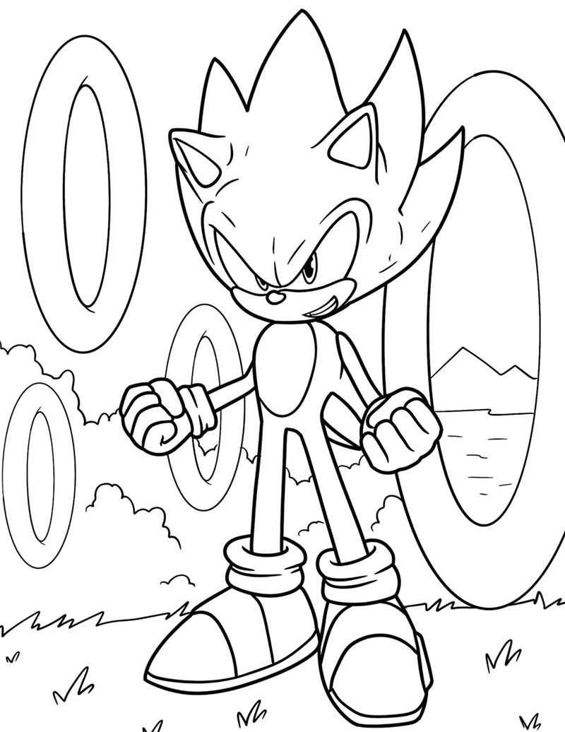 tô màu sonic 36