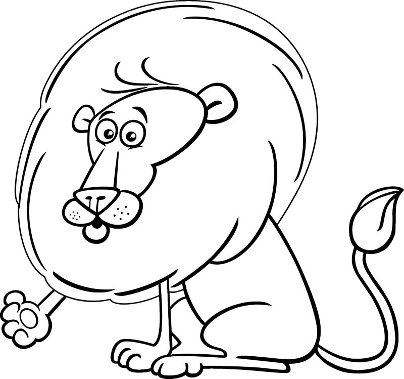 tô màu sư tử 11