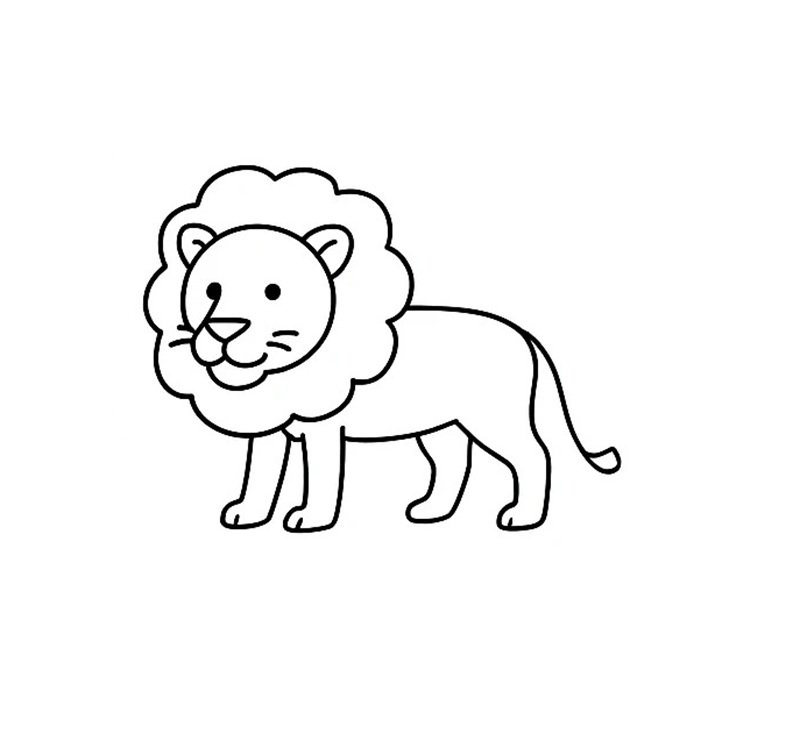 tô màu sư tử 40