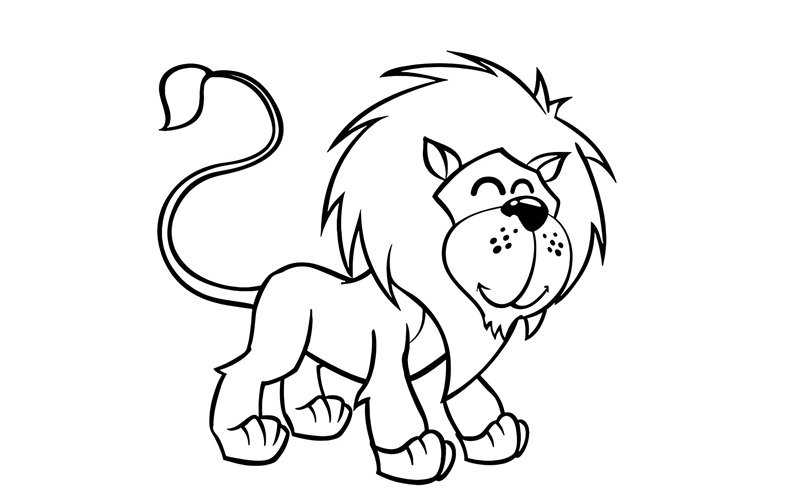 tô màu sư tử 7