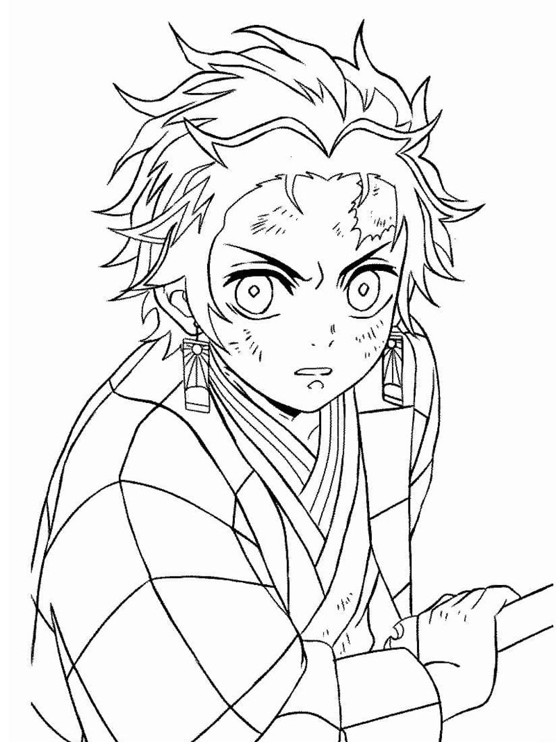 tô màu tanjiro 20