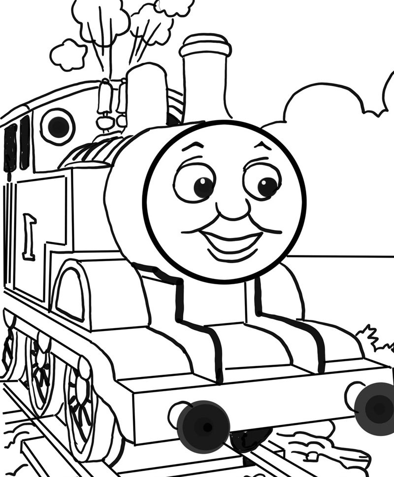 tô màu tàu hỏa 1