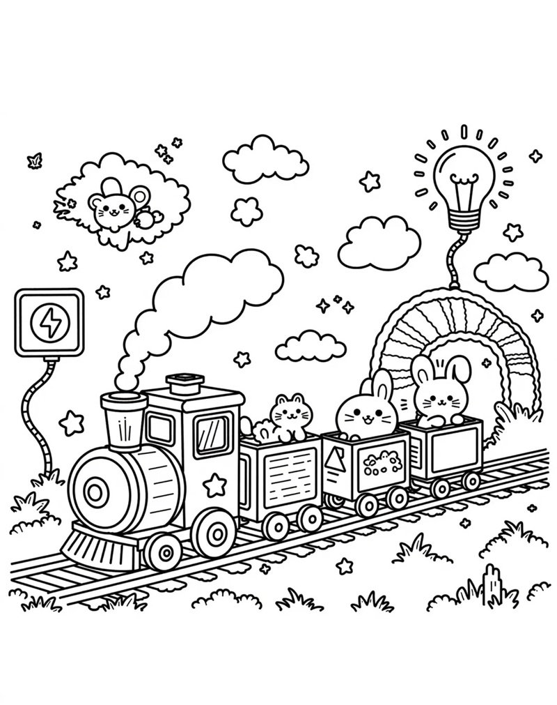 tô màu tàu hỏa 26