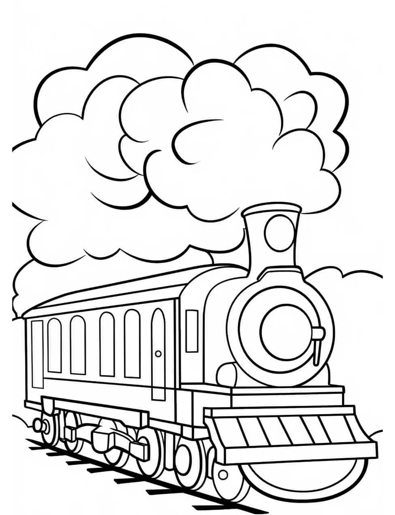 tô màu tàu hỏa 36