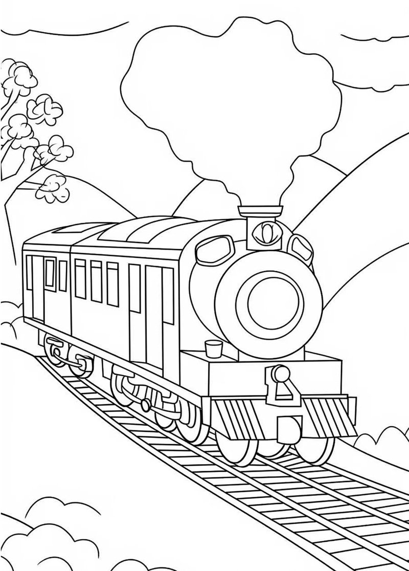 tô màu tàu hỏa 37