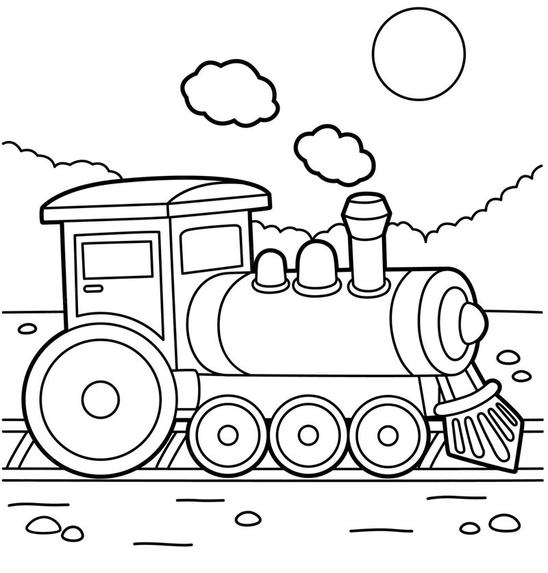 tô màu tàu hỏa 4