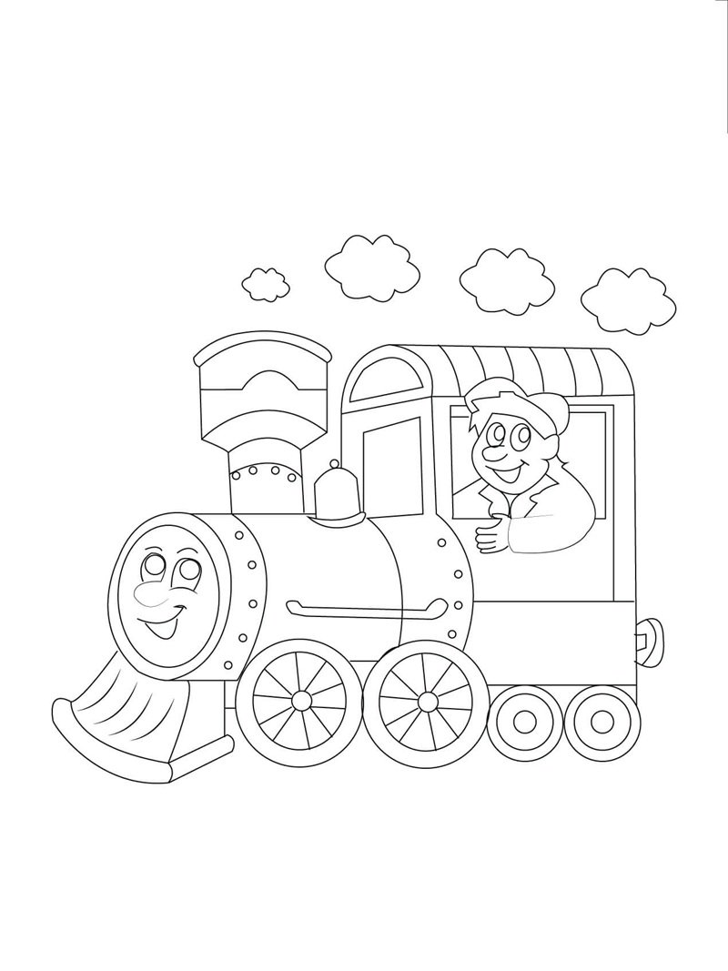 tô màu tàu hỏa 5