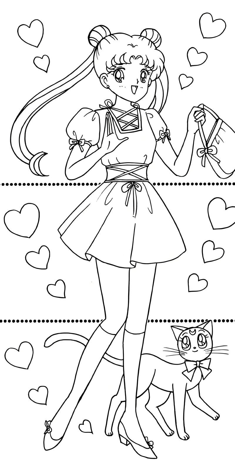 tô màu thủy thủ mặt trăng 12