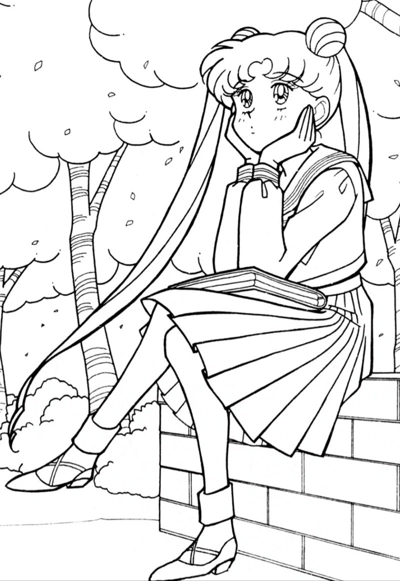 tô màu thủy thủ mặt trăng 24