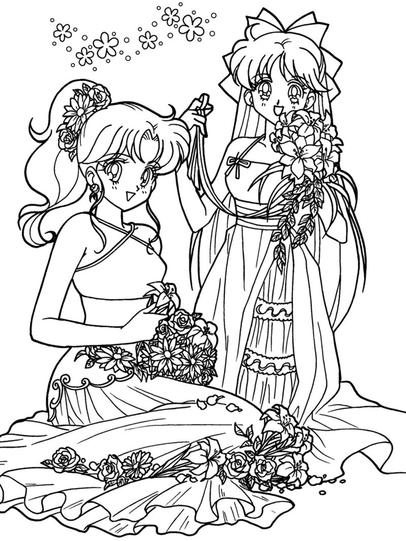 tô màu thủy thủ mặt trăng 26