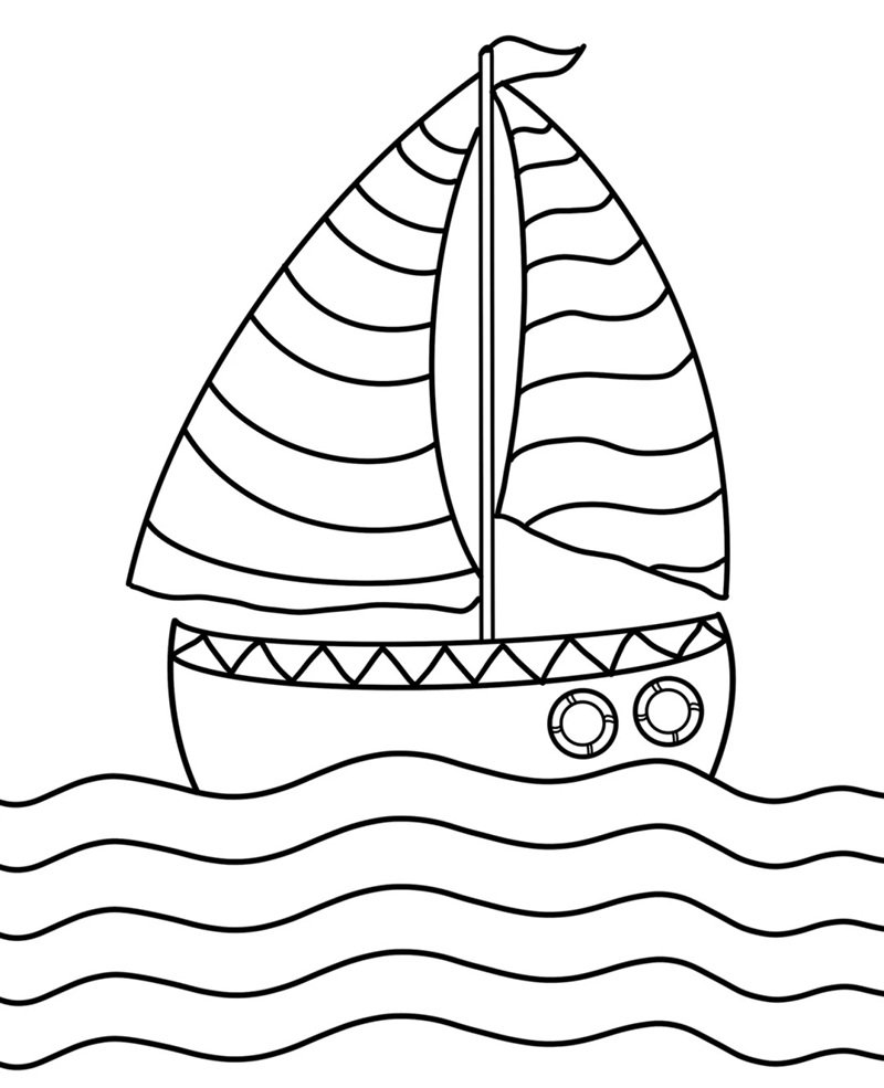 tô màu thuyền 28