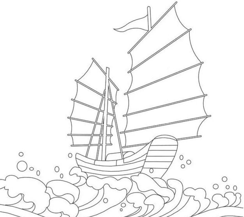 tô màu thuyền 31