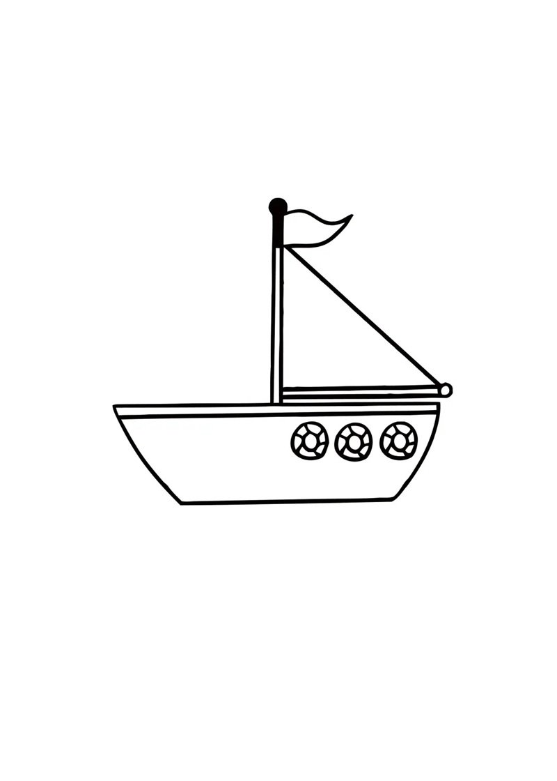 tô màu thuyền 39