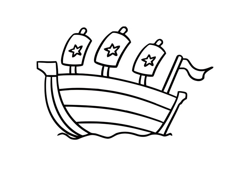 tô màu thuyền 41
