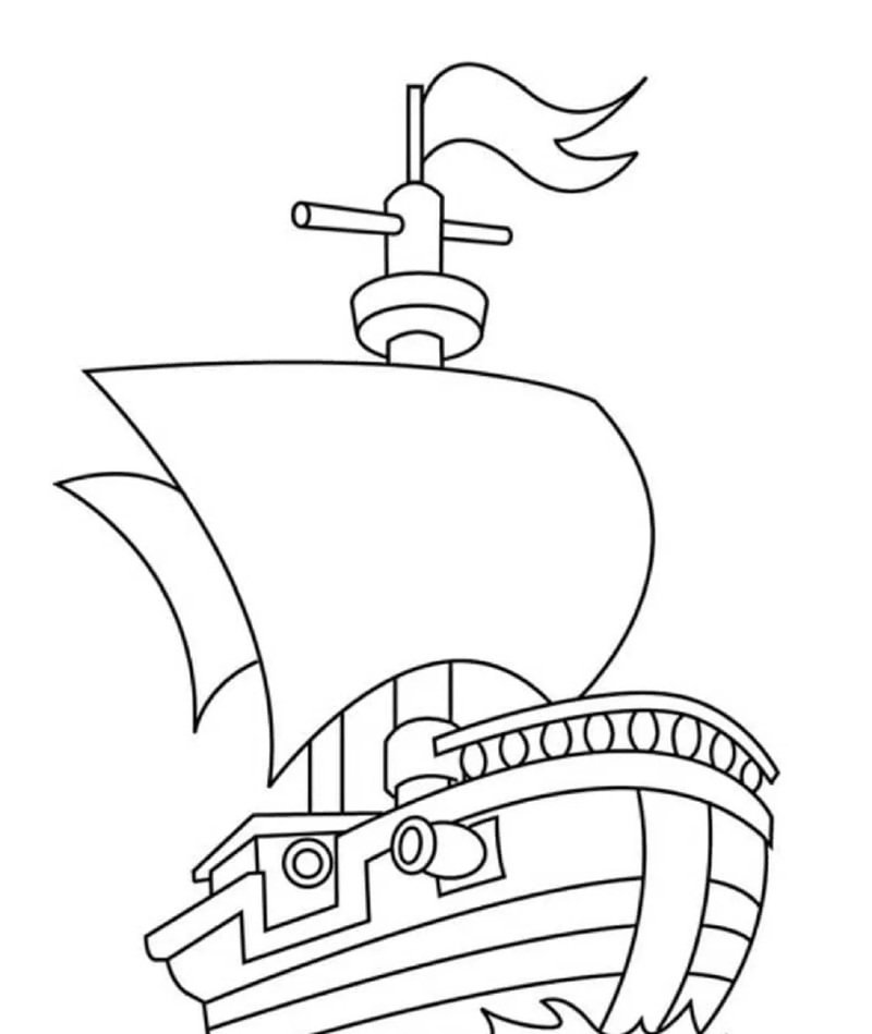 tô màu thuyền 43