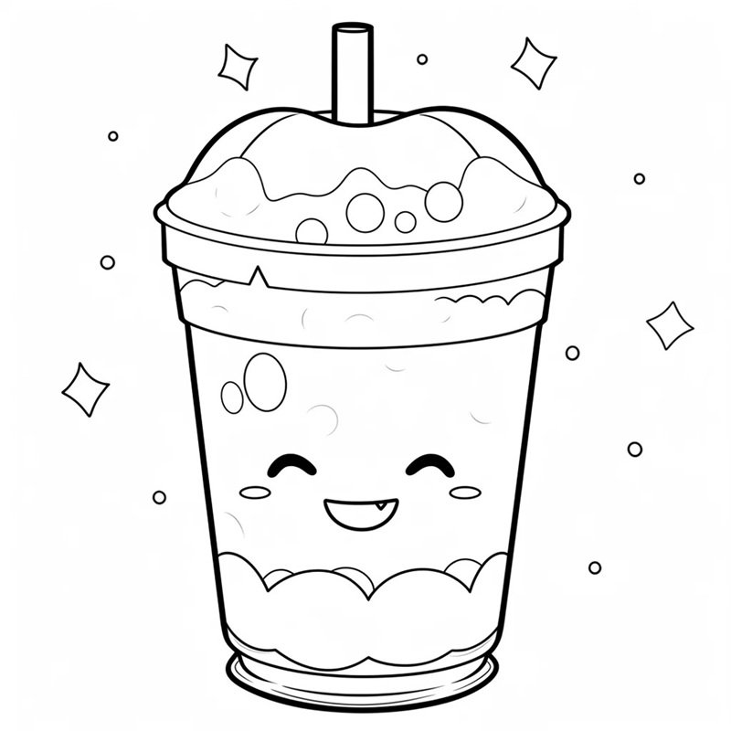 tô màu trà sữa 24