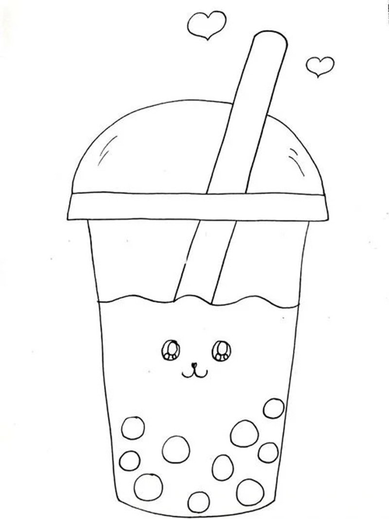 tô màu trà sữa 32