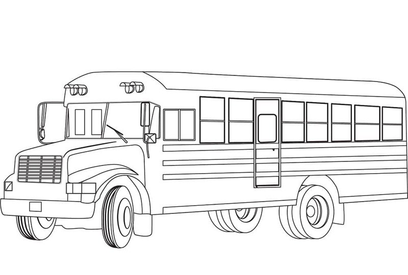 tô màu xe buýt 18