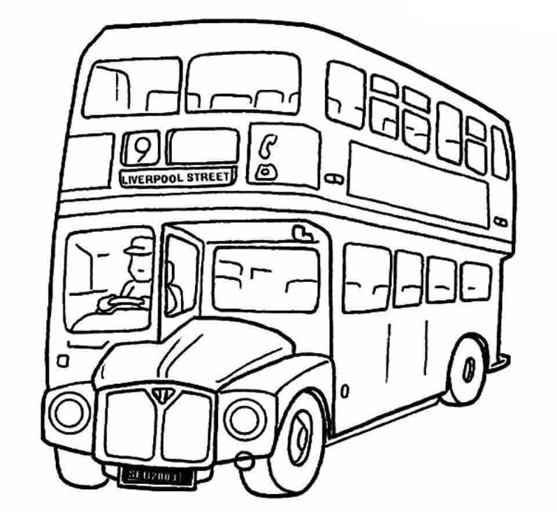tô màu xe buýt 21