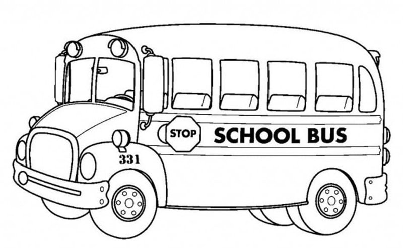 tô màu xe buýt 23