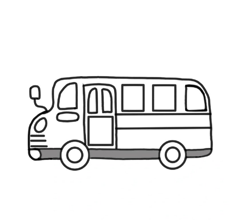 tô màu xe buýt 26