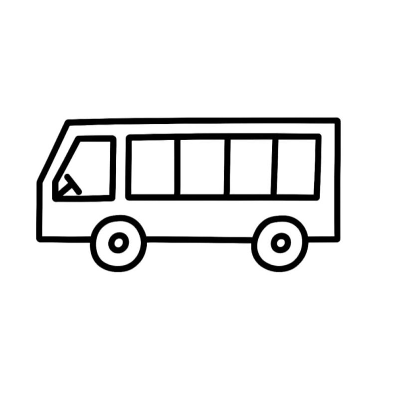 tô màu xe buýt 27