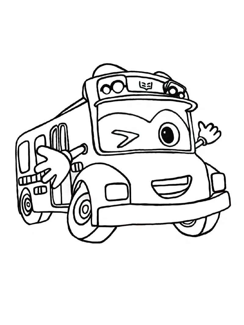 tô màu xe buýt 39