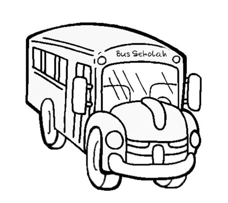 tô màu xe buýt 8
