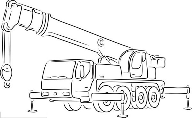 tô màu xe cẩu 20