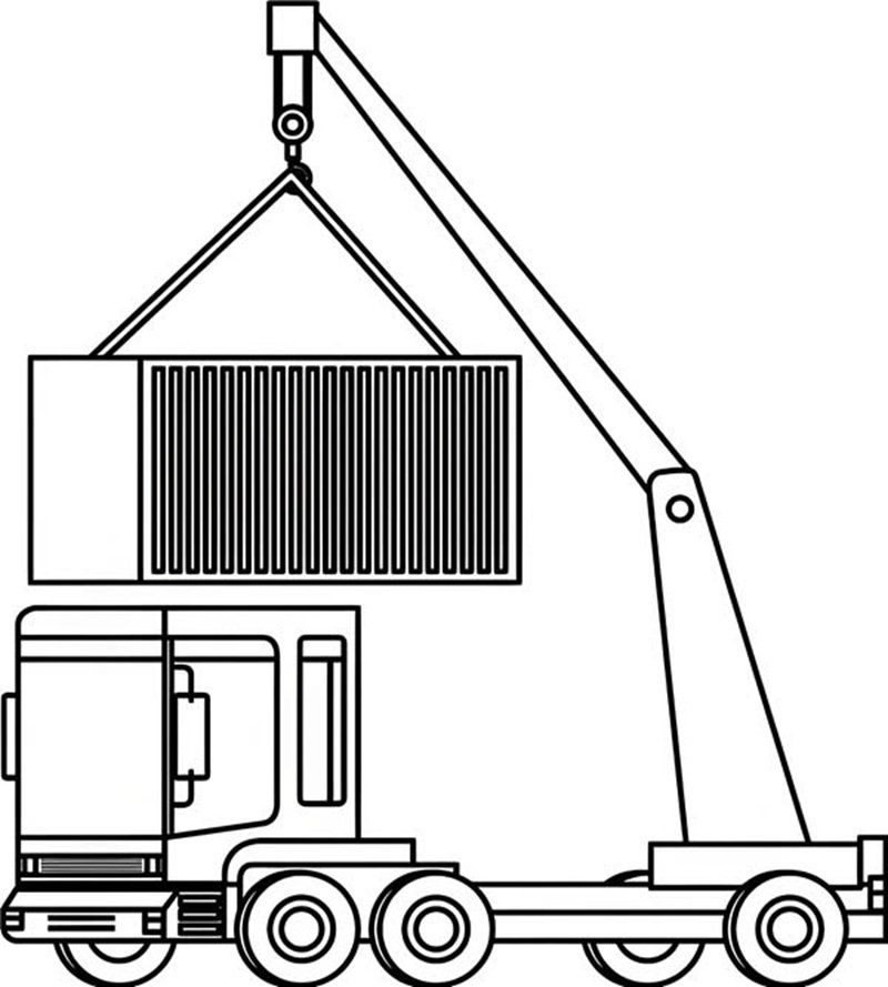 tô màu xe cẩu 22