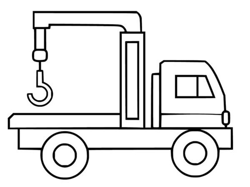 tô màu xe cẩu 27