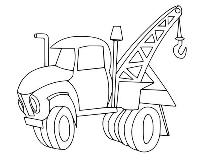 tô màu xe cẩu 29
