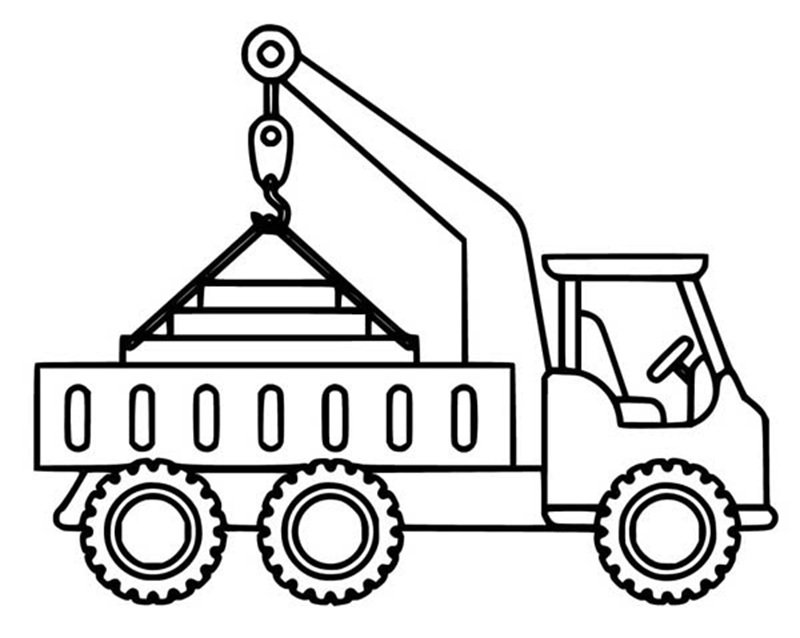 tô màu xe cẩu 30