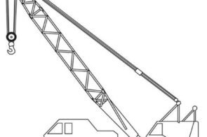 100+ mẫu tô màu xe cẩu cute hết nấc cho bé