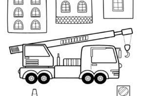 Bộ sưu tập 66+ tranh tô màu xe cẩu siêu ngầu cho bé mê xe