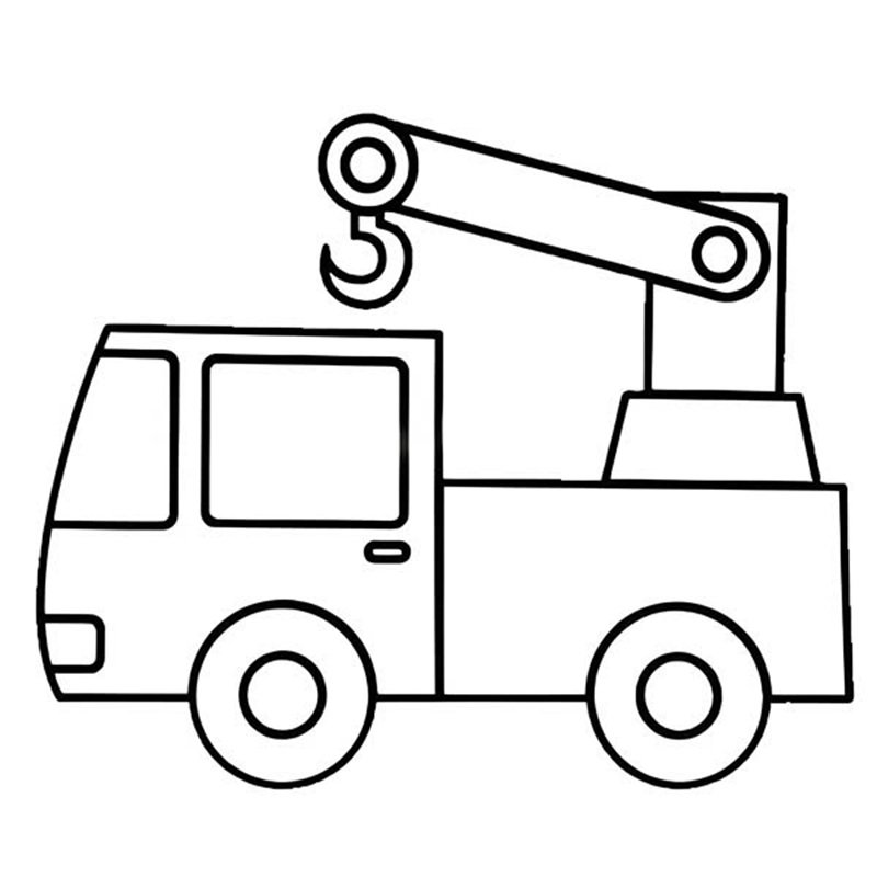 tô màu xe cẩu 4