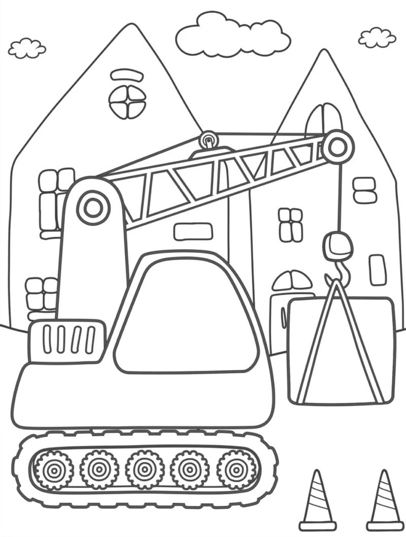 tô màu xe cẩu 41