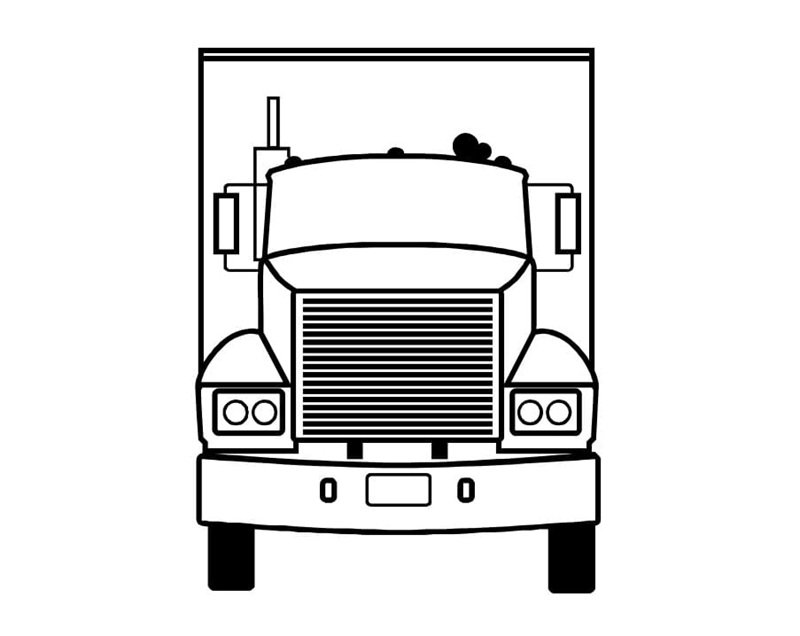 tô màu xe container 12