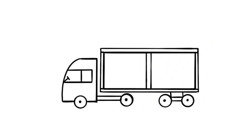 tô màu xe container 22