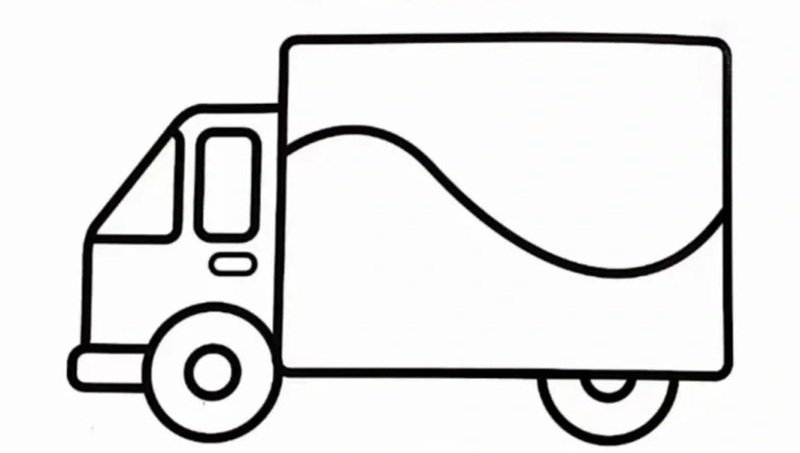 tô màu xe container 36
