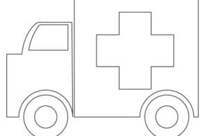 Tuyển tập mẫu tô màu xe cứu thương hot trend 2025