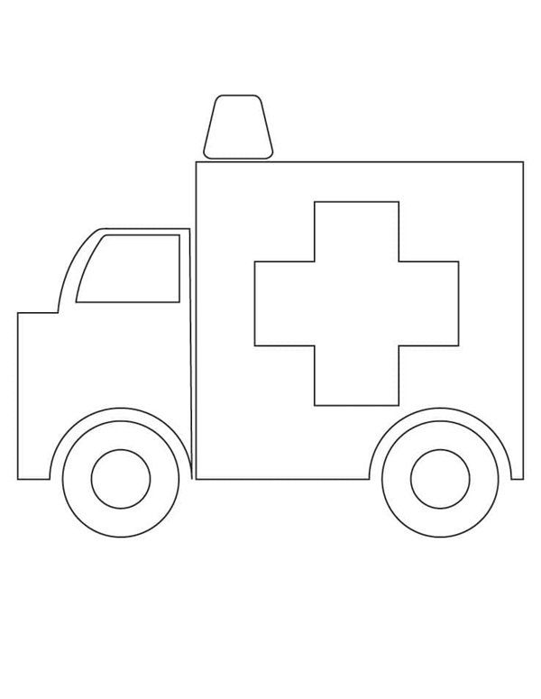 tô màu xe cứu thương 18