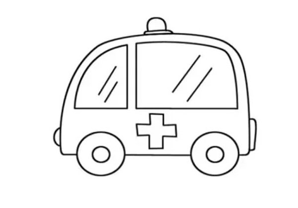 tô màu xe cứu thương 23