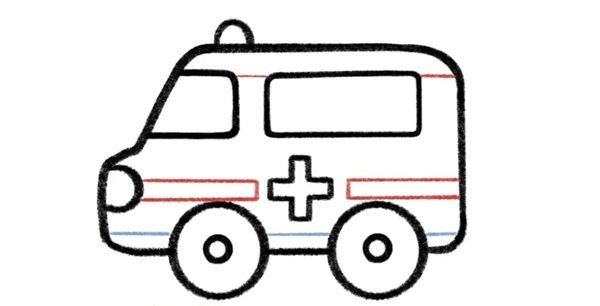 tô màu xe cứu thương 28