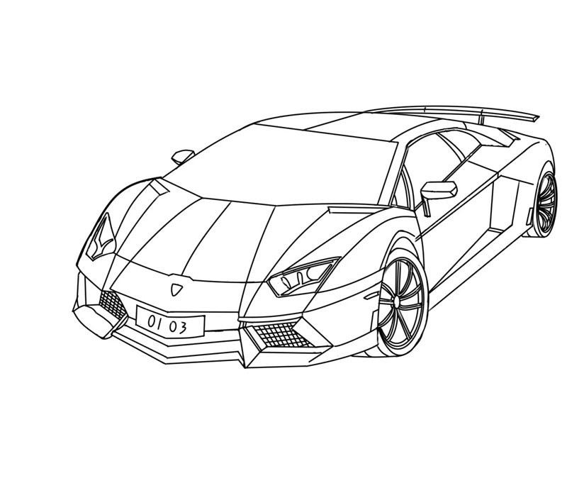 tô màu xe đua 1