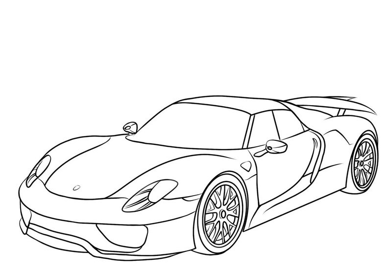 tô màu xe đua 23