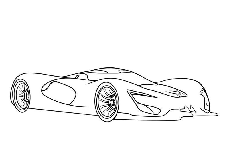 tô màu xe đua 24