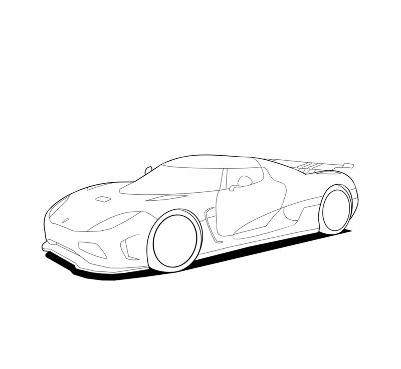 tô màu xe đua 26