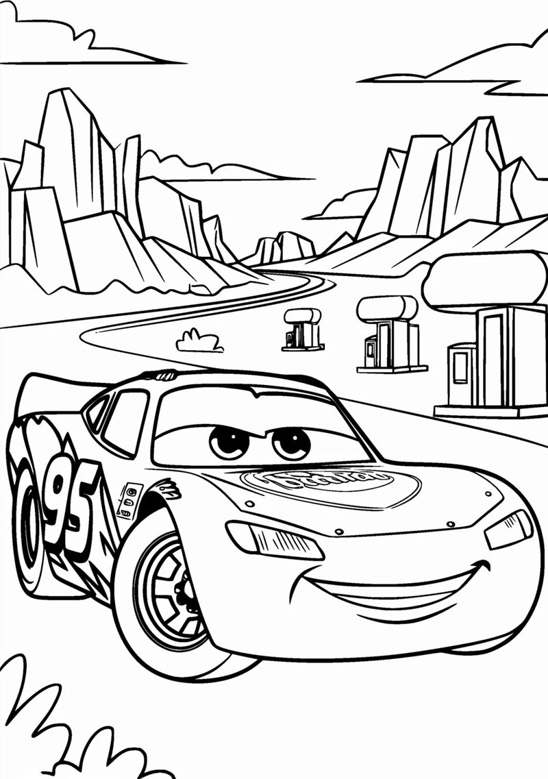 tô màu xe đua 31